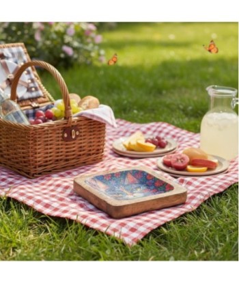 Bandeja Decorativa para Gatos, Ideal para Cocina y Sala de Estar, Accesorio de Madera de Mango, Diseño Elegante