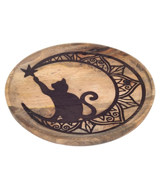 Bandeja Decorativa para Gatos de Madera, Diseño Étnico, Ideal para Decoración del Hogar y Regalos Originales Bandeja Decorativa para Gatos de Madera, Diseño Étnico, Ideal para Decoración del Hogar y Regalos Originales