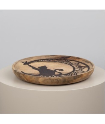 Bandeja Decorativa para Gatos de Madera, Diseño Étnico, Ideal para Decoración del Hogar y Regalos Originales Bandeja Decorativa para Gatos de Madera, Diseño Étnico, Ideal para Decoración del Hogar y Regalos Originales