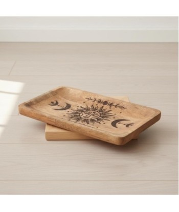 Bandeja Decorativa de Madera para Hogar, Diseño Etnico, Ideal para Mesa, Cocina, Salón, Versátil y Elegante Bandeja Decorativa de Madera para Hogar, Diseño Etnico, Ideal para Mesa, Cocina, Salón, Versátil y Elegante
