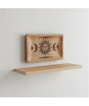 Bandeja Decorativa de Madera para Hogar, Diseño Etnico, Ideal para Mesa, Cocina, Salón, Versátil y Elegante Bandeja Decorativa de Madera para Hogar, Diseño Etnico, Ideal para Mesa, Cocina, Salón, Versátil y Elegante