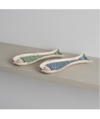 Bandeja Decorativa de Cerámica, Diseño Pez, Set de 2, Ideal para Hogar, Cocina, Regalo Original, Estilo Bohemio