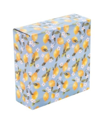 Plato de Postre Limones con Caja Regalo - Elegante y Original para Regalos, Decoración y Uso Diario