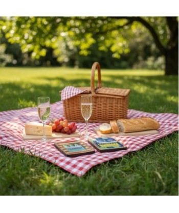 Bandeja Decorativa Marinera para Cocina - Juego de 2 Piezas de Madera y Resina - Ideal para Decoración de Hogar