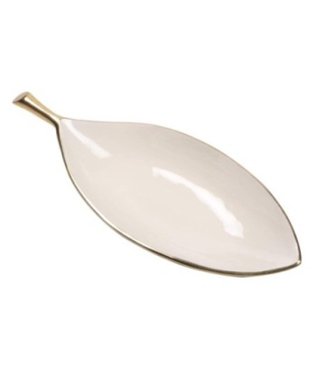 Bandeja Decorativa Hoja Grande para Centro de Mesa, Diseño Moderno, Accesorio de Decoración para el Hogar