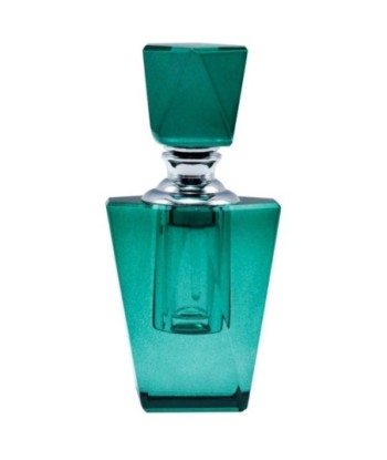 Botella de Perfume Decorativa de Vidrio para Hogar, Diseño Clásico, Miniatura, Idea de Regalo, Verde, 120g