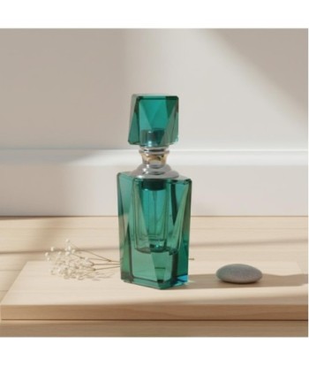 Botella de Perfume Decorativa de Vidrio para Hogar, Diseño Clásico, Miniatura, Idea de Regalo, Verde, 120g Botella de Perfume Decorativa de Vidrio para Hogar, Diseño Clásico, Miniatura, Idea de Regalo, Verde, 120g
