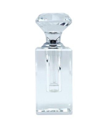 Botella de Perfume Decorativa de Vidrio Transparente, Diseño Clásico, Miniatura de Colección para Decoración