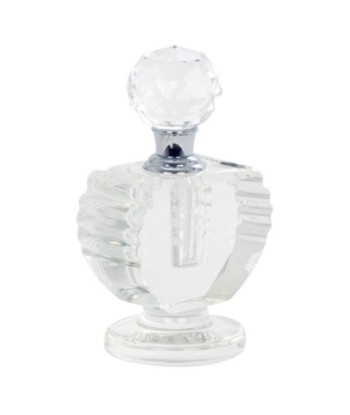 Botella de Perfume de Vidrio Transparente, Decoración Elegante y Clásica para el Hogar, Regalo Ideal para Amantes