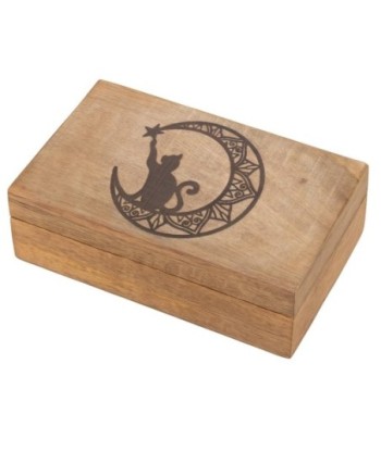 Caja Decorativa para Gatos, Diseño Único, Ideal para Regalo, Accesorio Decoración Hogar, Estilo Étnico, Almacenamiento