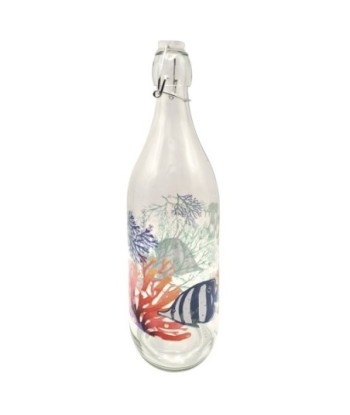 Botella Decorativa con Tapón en Forma de Pez para Almacenamiento de Líquidos, Diseño Único y Atractivo