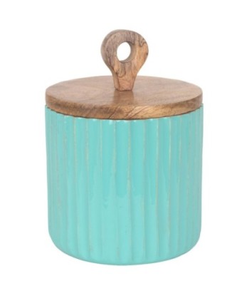 Caja de Almacenamiento Decorativa Vintage, Organizador de Madera y Resina, Diseño Exclusivo para Hogar y Oficina