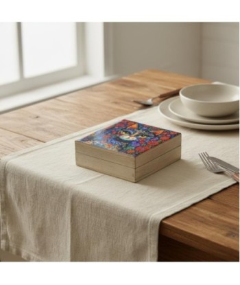 Caja para Gato Decorativa de Madera - Diseño Multicolor - Ideal para Organización y Decoración del Hogar