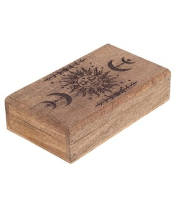 Caja Decorativa de Madera de Mango - Diseño Étnico para Almacenaje y Decoración del Hogar - Regalo Ideal