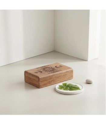Caja Decorativa de Madera de Mango - Diseño Étnico para Almacenaje y Decoración del Hogar - Regalo Ideal Caja Decorativa de Madera de Mango - Diseño Étnico para Almacenaje y Decoración del Hogar - Regalo Ideal