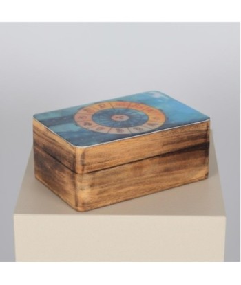 Caja Decorativa Zodiaco, Regalo Único, Hecha a Mano, Ideal para Almacenar Joyas, Decoración Estilo Bohemio, Inspiración