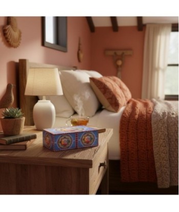 Caja Mandala Decorativa de Madera para Hogar, Joyero Artesanal Estilo Étnico, Almacenamiento Elegante y Funcional