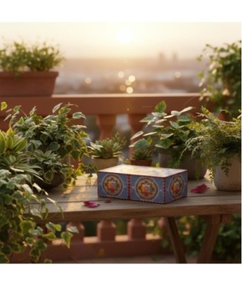 Caja Mandala Decorativa de Madera para Hogar, Joyero Artesanal Estilo Étnico, Almacenamiento Elegante y Funcional