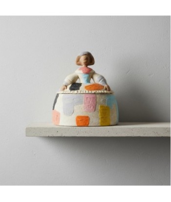 Menina Caja Decorativa Pop Art - Figura de Resina para Decoración del Hogar - Diseño Moderno y Original