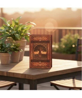 Caja Libro Decorativa Árbol de la Vida - Almacenamiento Oculto Elegante para Hogar y Oficina