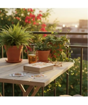 Caja Libro Decorativa con Baraja de Cartas, Diseño de Mapa del Mundo, Ideal para Decoración del Hogar y Oficina