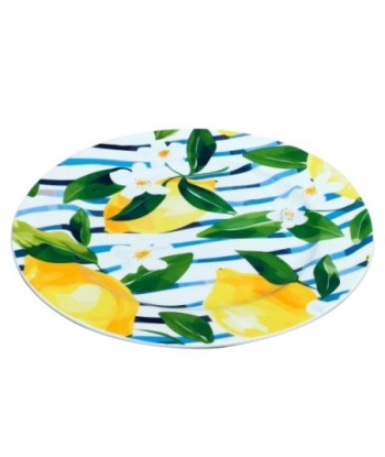 Plato Llano de Limones con Caja Regalo - Ideal para Decoración y Regalos Especiales