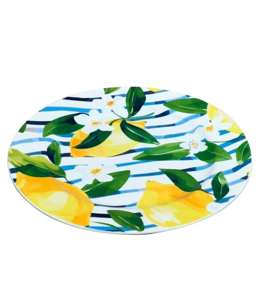 Plato Llano de Limones con Caja Regalo - Ideal para Decoración y Regalos Especiales