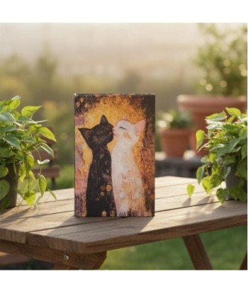 Caja Libro Decorativa Gatos Diseño Romántico, Ideal para Regalo y Decoración del Hogar, Almacenamiento Secreto