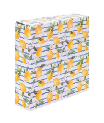 Plato Llano de Limones con Caja Regalo - Ideal para Decoración y Regalos Especiales