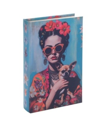 Caja Decorativa Libro Mujer Diseño Moderno para Decoración de Hogar y Oficina, Ideal para Regalos y Almacenamiento