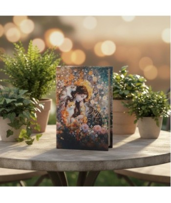 Caja Libro Decorativa Gatos Diseño Único, Almacenamiento Oculto, Ideal para Regalo, Decoración Hogar, Estilo