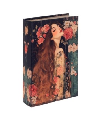 Caja Libro Decorativa Mujer para Hogar, Oficina, Regalo Original, Diseño Contemporáneo, Almacenamiento Creativo