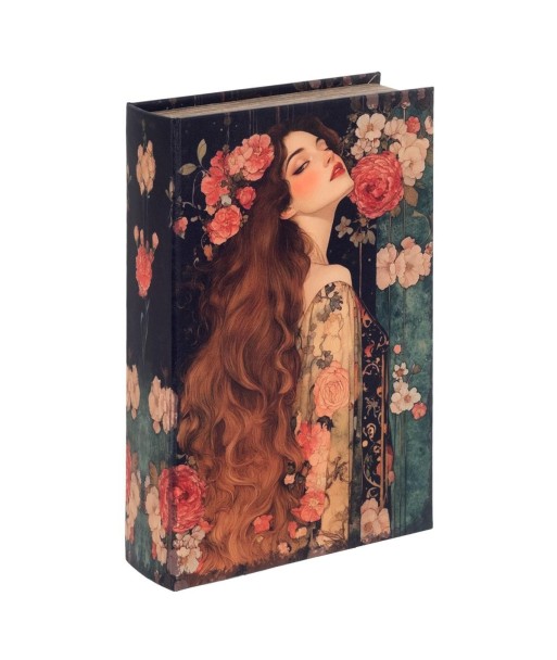 Caja Libro Decorativa Mujer para Hogar, Oficina, Regalo Original, Diseño Contemporáneo, Almacenamiento Creativo