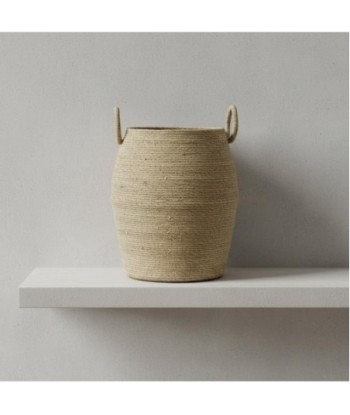 Juego de 2 cestas decorativas multiusos para almacenamiento, organizador de palma y hierba marina, ideal para Juego de 2 cestas decorativas multiusos para almacenamiento, organizador de palma y hierba marina, ideal para