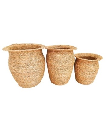 Juego de 3 cestas decorativas para almacenamiento, cestas organizadoras plegables, ideales para sala, dormitorio