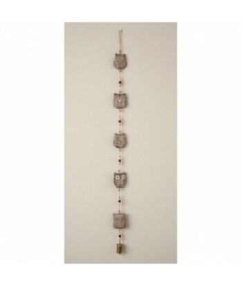 Colgante Búho Decorativo de Metal para Hogar, Diseño Étnico, Adorno Único para Pared, Regalo Original para Amantes