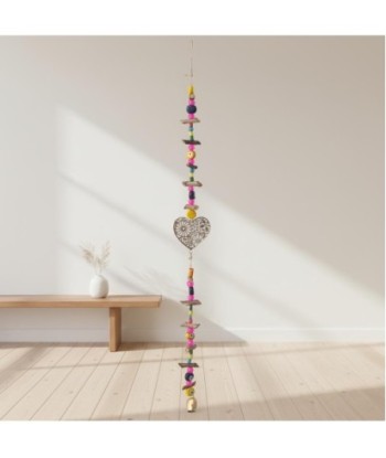 Colgante Decorativo de Madera para Interior, Diseño Étnico, Ideal para Hogar, Decoración de Pared, Estilo Bohemio