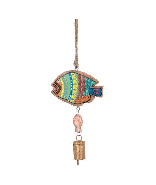 Colgante Decorativo Campana Pez Estilo India para Hogar, Adorno Original, Ideal para Regalo, Accesorio Único