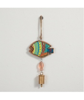 Colgante Decorativo Campana Pez Estilo India para Hogar, Adorno Original, Ideal para Regalo, Accesorio Único