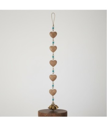 Colgante de Corazones Decorativo Estilo Bohemio para Hogar, Diseño Único y Artesanal, Ideal para Regalos y Decoración