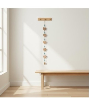 Colgante de Corazones Decorativo Estilo Bohemio para Hogar, Diseño Único y Artesanal, Ideal para Regalos y Decoración