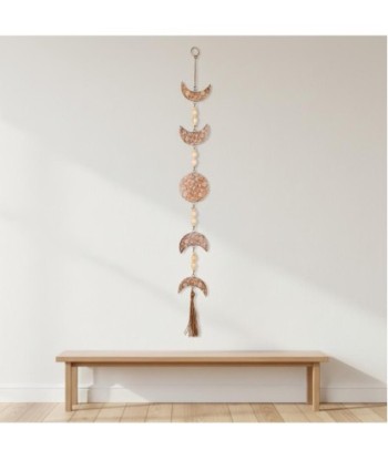 Colgante Lunas Decorativo Bohemio, Adorno Colgante para Pared, Diseño de Lunas, Decoración Original para Hogar