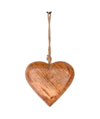 Colgante de Corazón de Madera para Decoración Romántica, Ideal para Regalos y Hogar, Diseño Elegante y Artesanal