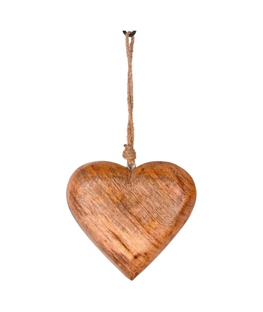 Colgante de Corazón de Madera para Decoración Romántica, Ideal para Regalos y Hogar, Diseño Elegante y Artesanal