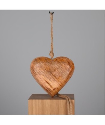 Colgante de Corazón de Madera para Decoración Romántica, Ideal para Regalos y Hogar, Diseño Elegante y Artesanal