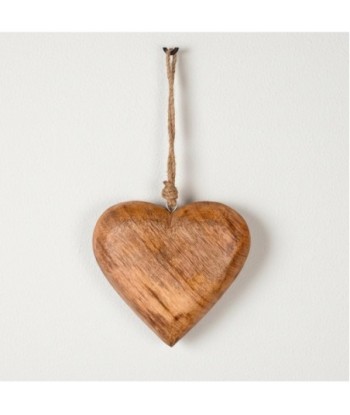 Colgante de Corazón de Madera para Decoración Romántica, Ideal para Regalos y Hogar, Diseño Elegante y Artesanal