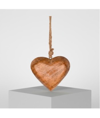 Colgante Corazón Romántico de Madera para Decoración del Hogar, Accesorio Decorativo Ideal para Regalo Especial