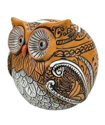 Figura decorativa de búho en resina, adorno moderno para hogar, regalo original y exclusivo, estilo contemporáneo