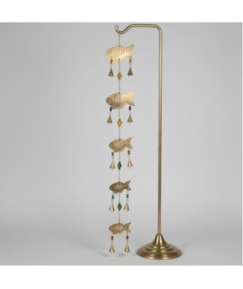 Colgante Decorativo de Peces para Hogar, Arte de Pared Estilo India, Adorno de Metal para Sala, Dormitorio, Regalo