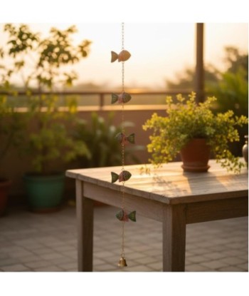 Colgante de Peces Decorativo para Pared - Arte de Metal Estilo Étnico - Accesorio Decoración Hogar - Regalo Original